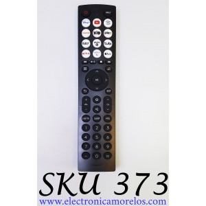 CONTROL REMOTO PARA SMART TV HISENSE ((NUEVO, ORIGINAL)), CON COMANDO DE VOZ EN2D36H(0011) / RSAG8.074.6718 / ZDA3230412 / MODELOS 43A6GV / 50A6GV / 55A6GV / 65A6GV / 40A45GV / 43A45GV